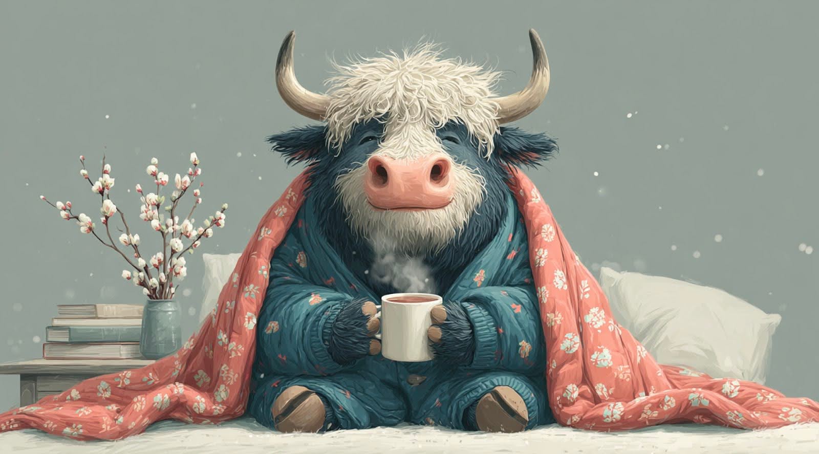 A stock market bull is safe and content to represent how Webull is safe